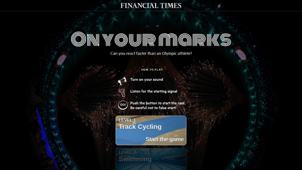 Olympic Games: Can you react faster than an Olympic athlete? — FT.com
