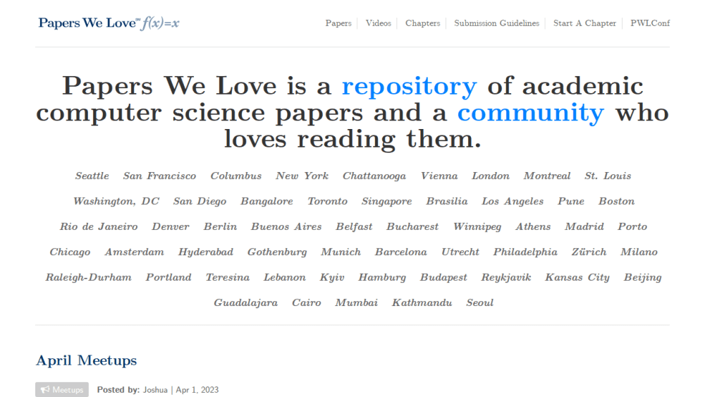 Papers We Love