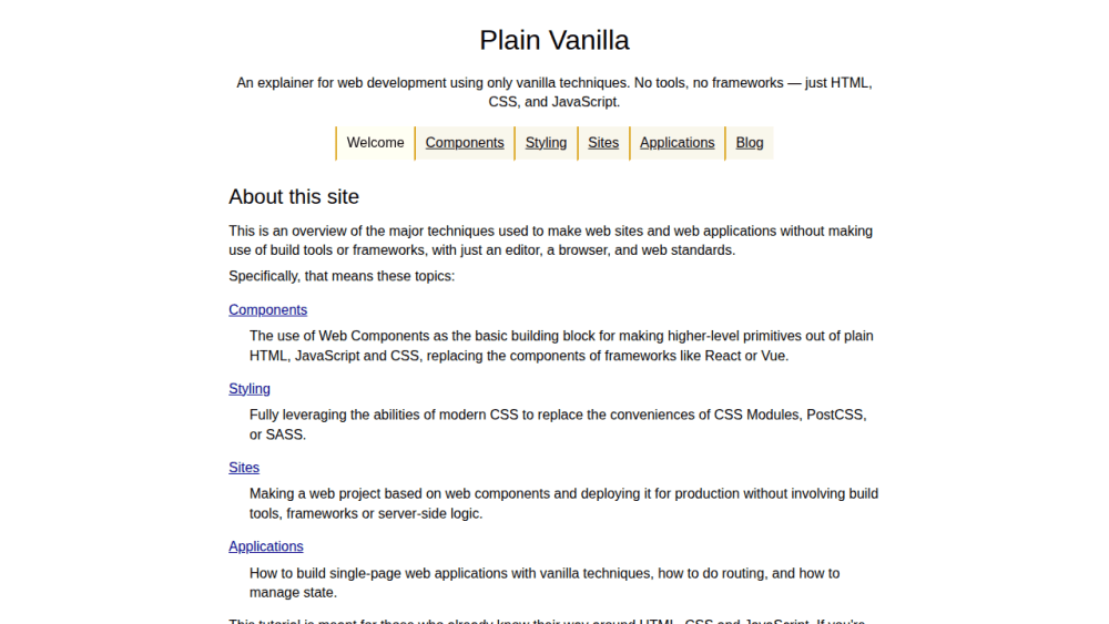 Plain Vanilla