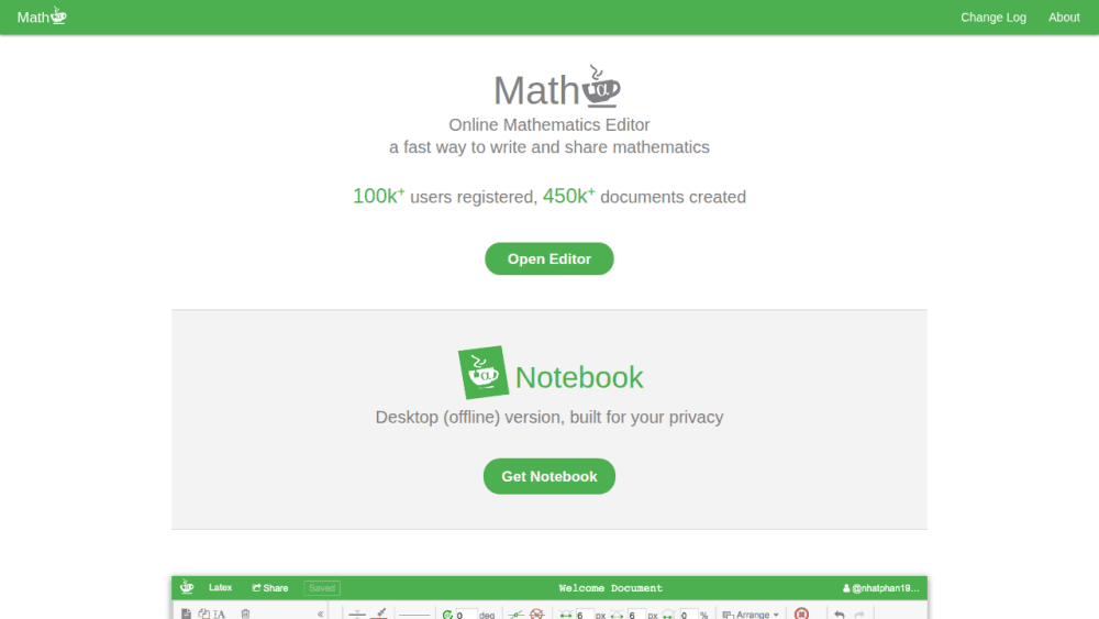 Mathcha - Online Math Editor