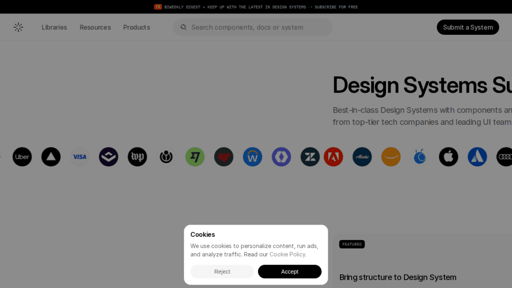 Design Systems Database & Gallery