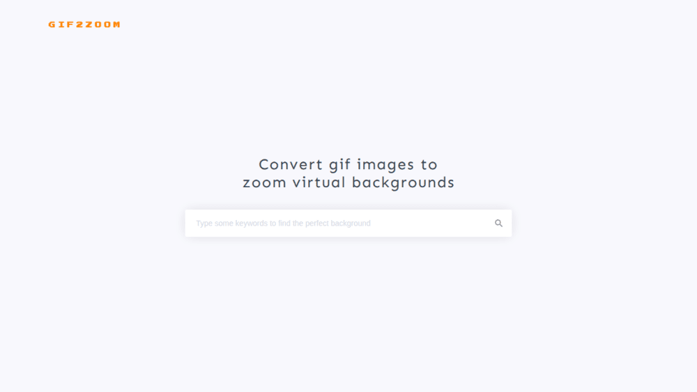 GIF as Zoom virtual background