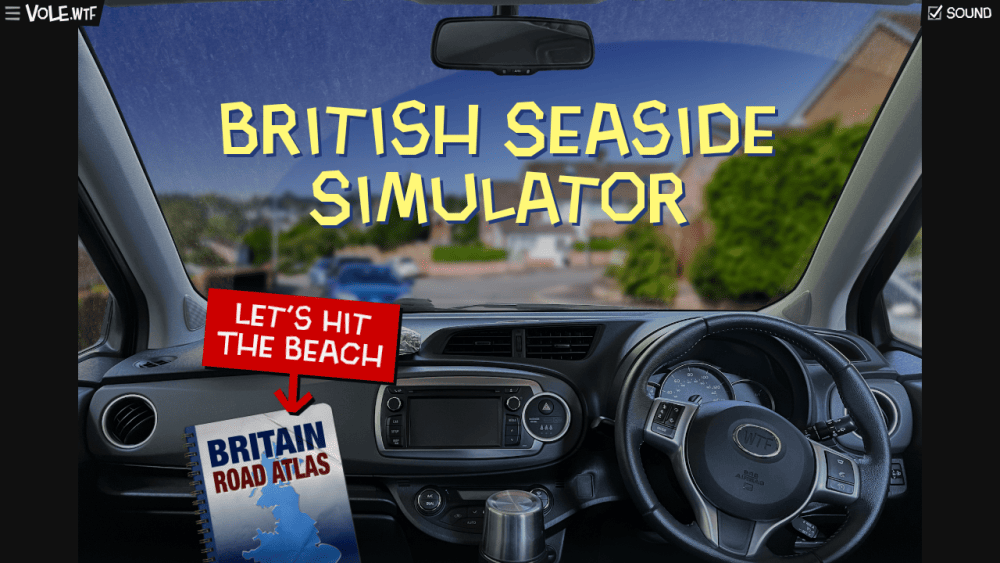 British Seaside Simulator 🏖️🚗