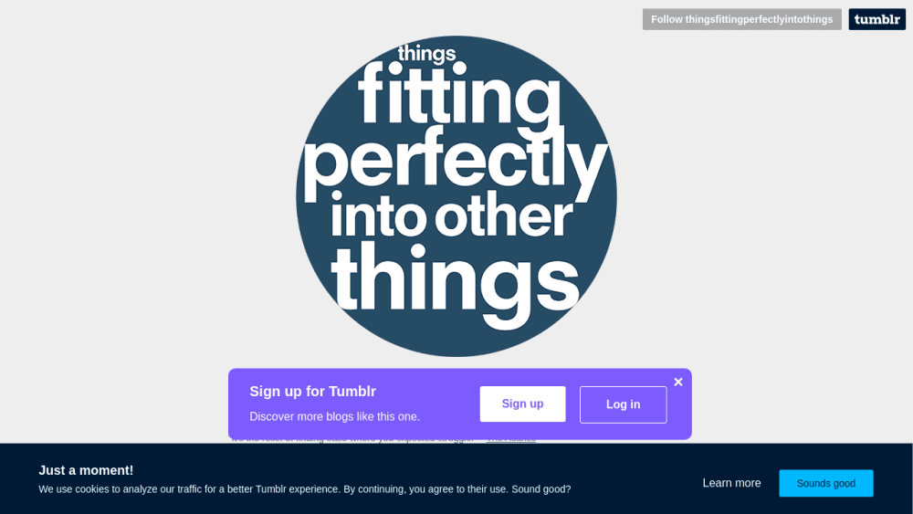 Things Fitting Perfectly Into Other Things