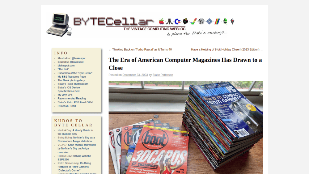 The Era of American Computer Magazines Has Drawn to a Close - Byte Cellar