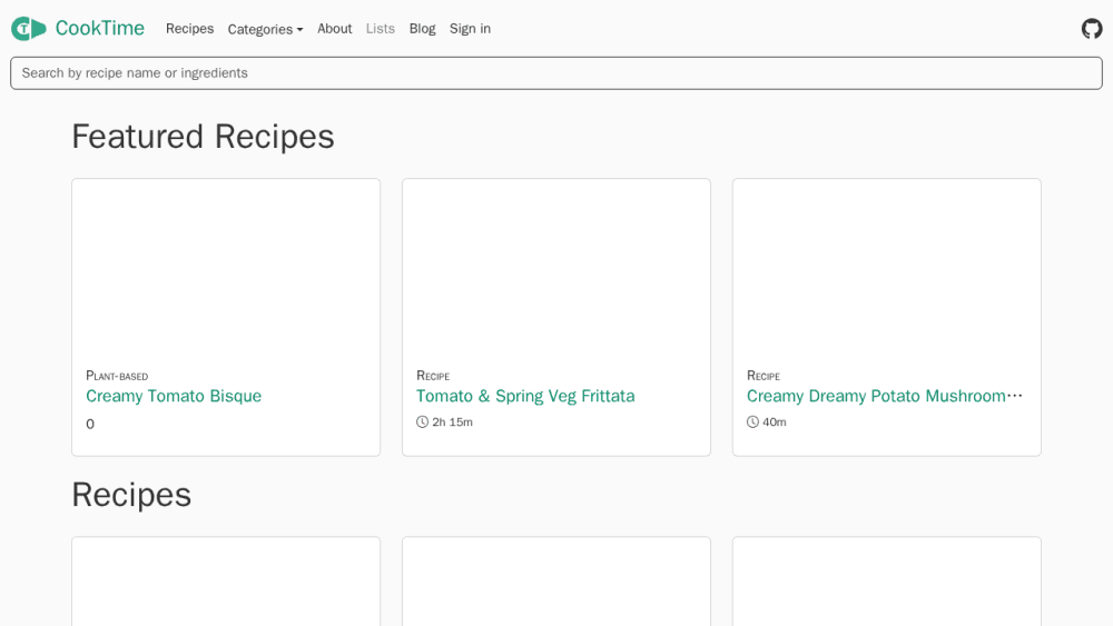 CookTime - CookTime