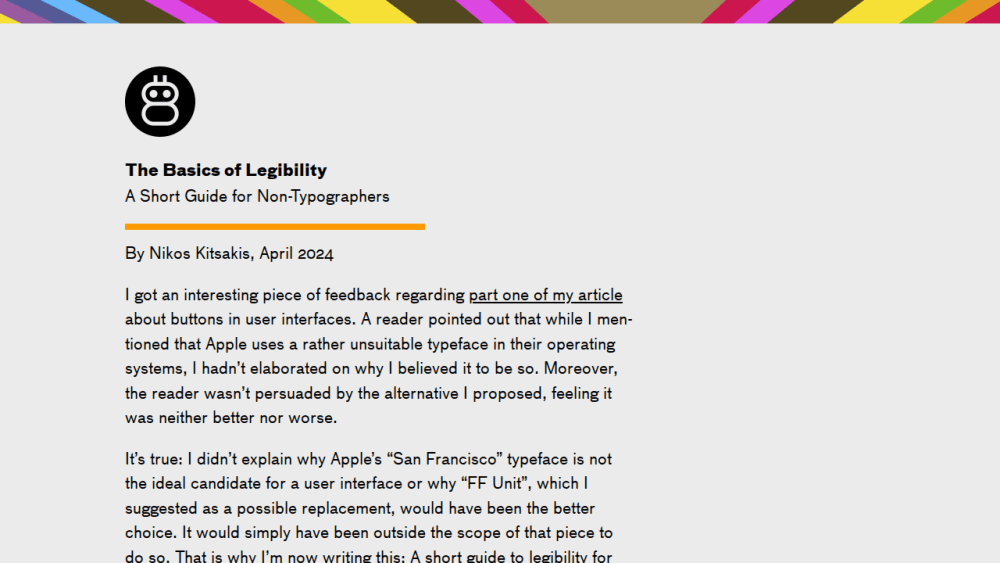Nuberodesign > Blog > The Basics of Legibility