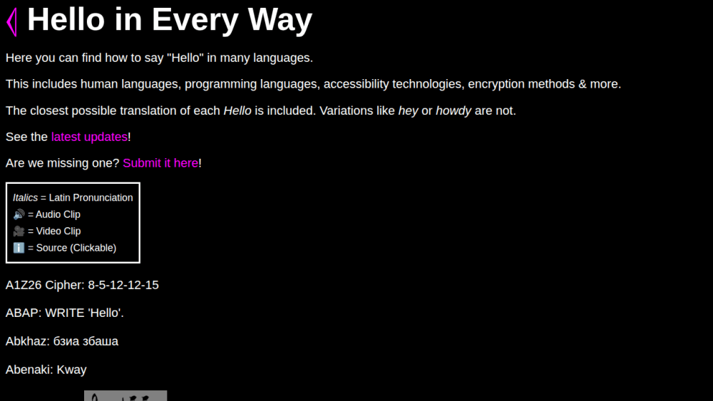 Hello in Every Way - R74n