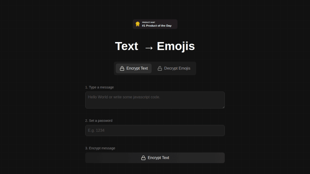 Txtmoji | Encrypt Text to Emojis