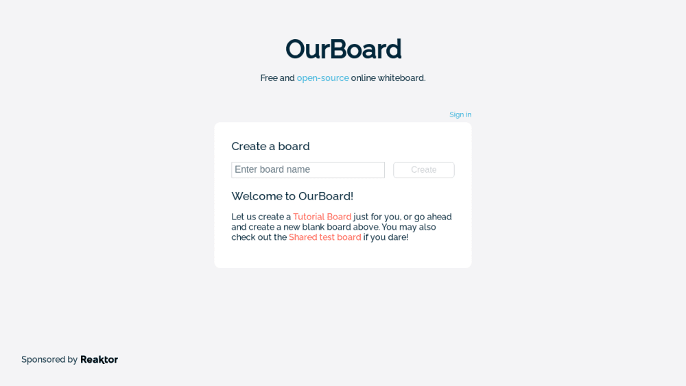OurBoard