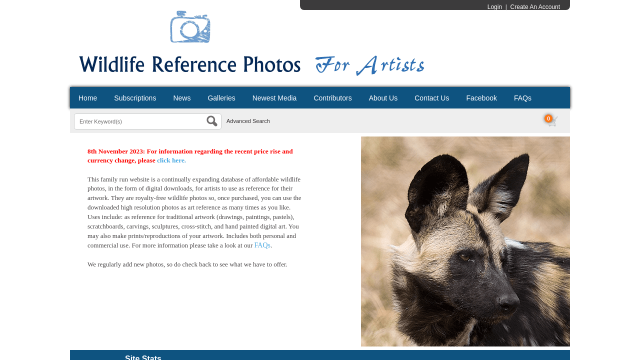 Wildlife Reference Photos for Artists