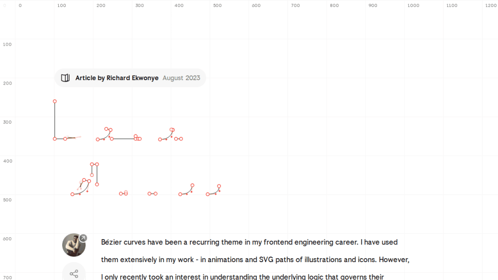 Bézier Curves - and the logic behind them | Richard Ekwonye