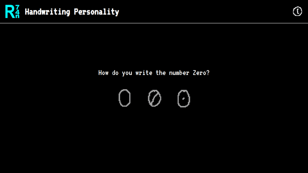 Handwriting Personality Test - R74n