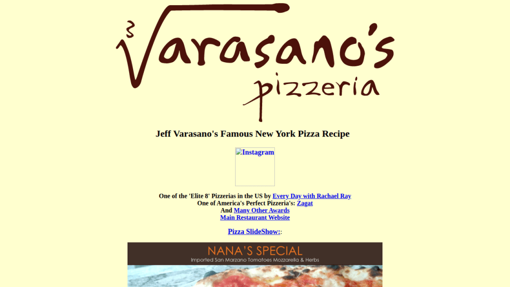 Jeff Varasano's NY Pizza Recipe