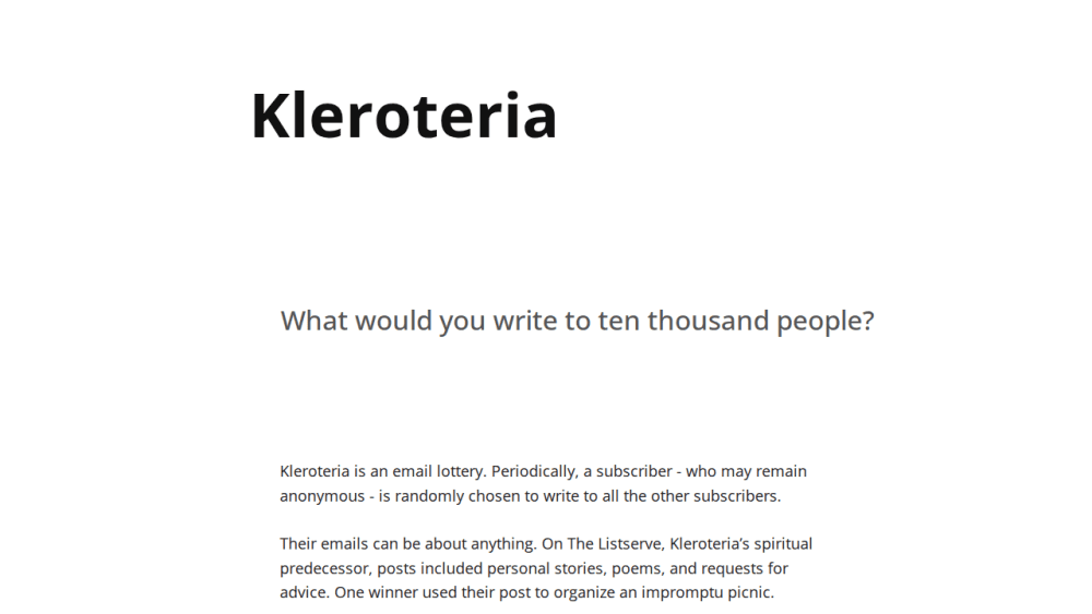 Kleroteria