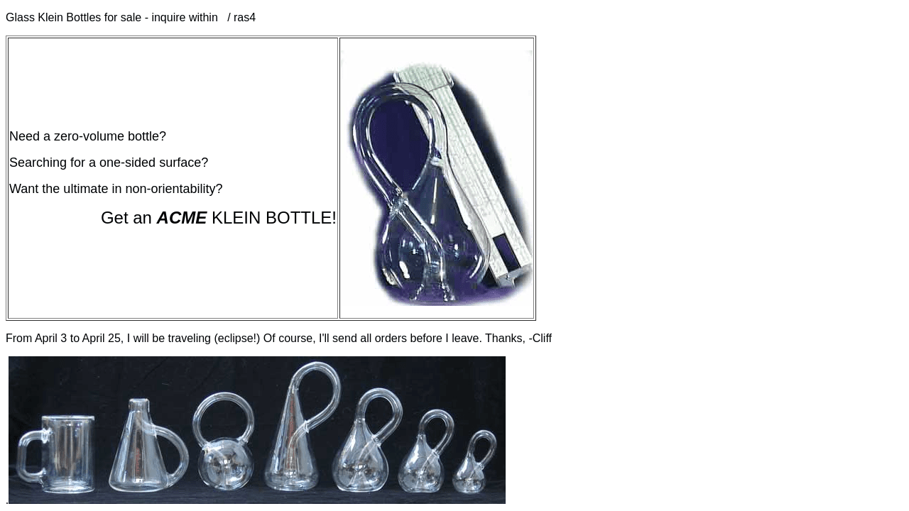 Acme Klein Bottle