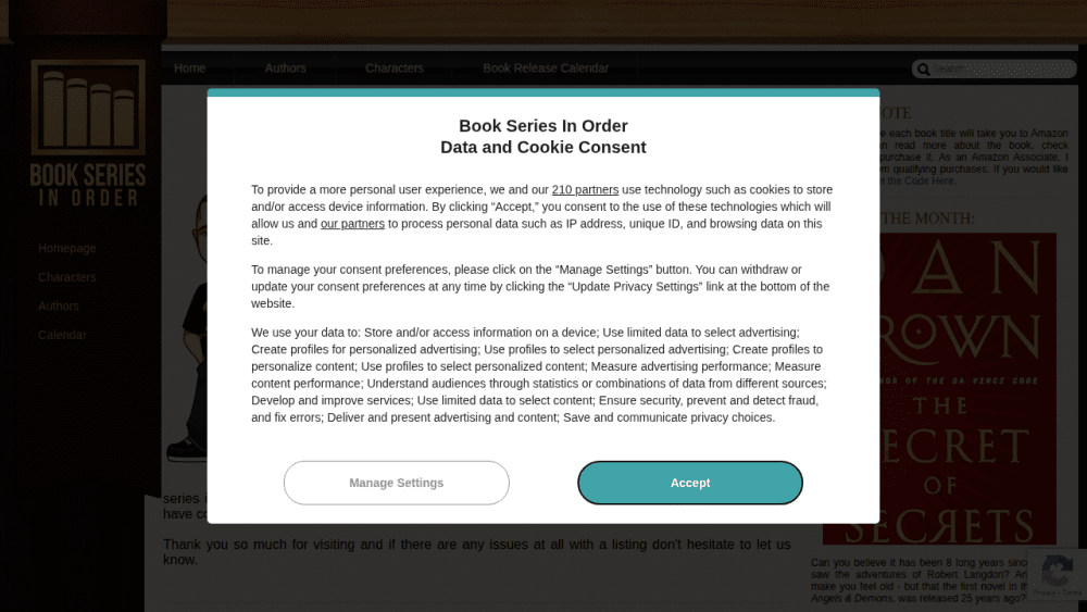 BookSeriesInOrder.com - Book Series in Order