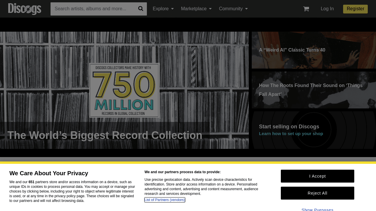 Discogs - Music Database and Marketplace