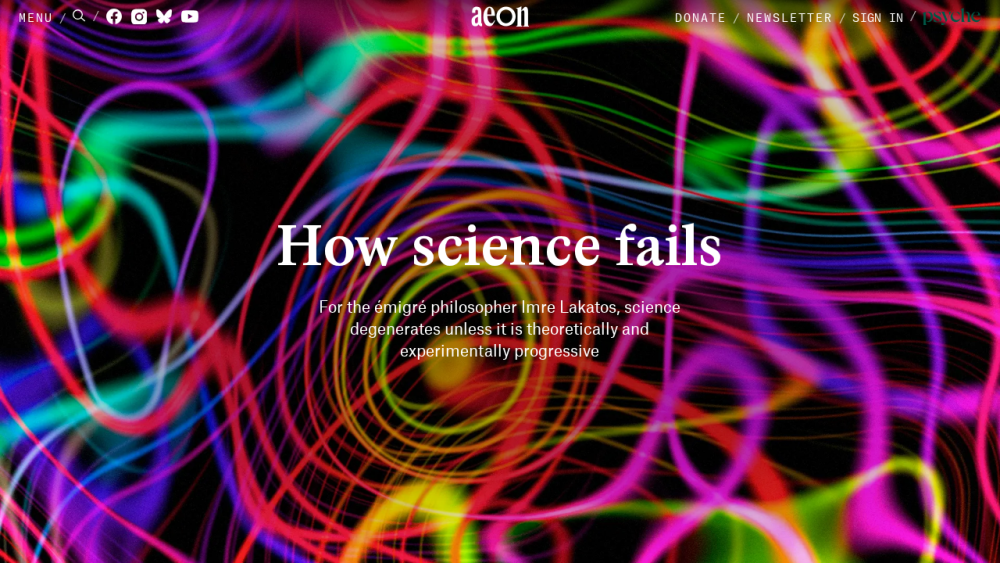 Imre Lakatos and the philosophy of bad science | Aeon Essays