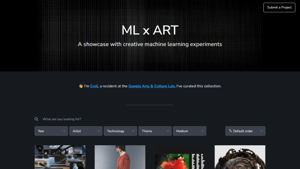 MLart - A curated repository with art, projects, and experiments related to AI, machine learning and deep learning.