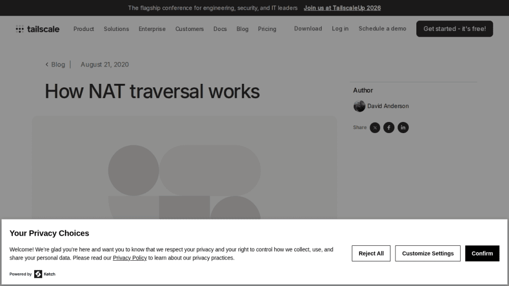 How NAT traversal works · Tailscale