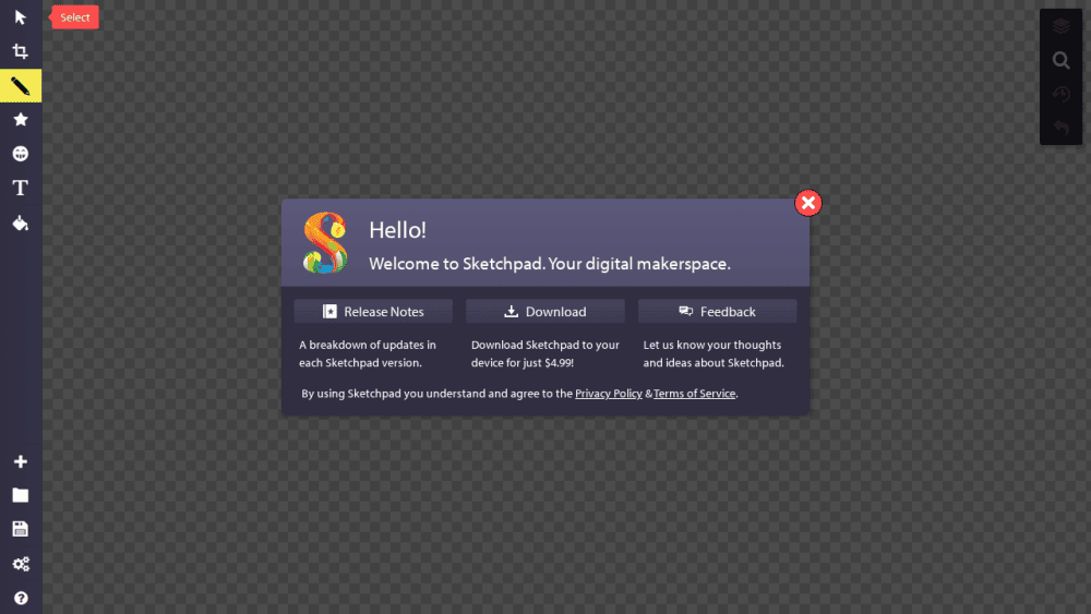 Sketchpad - Draw, Create, Share!