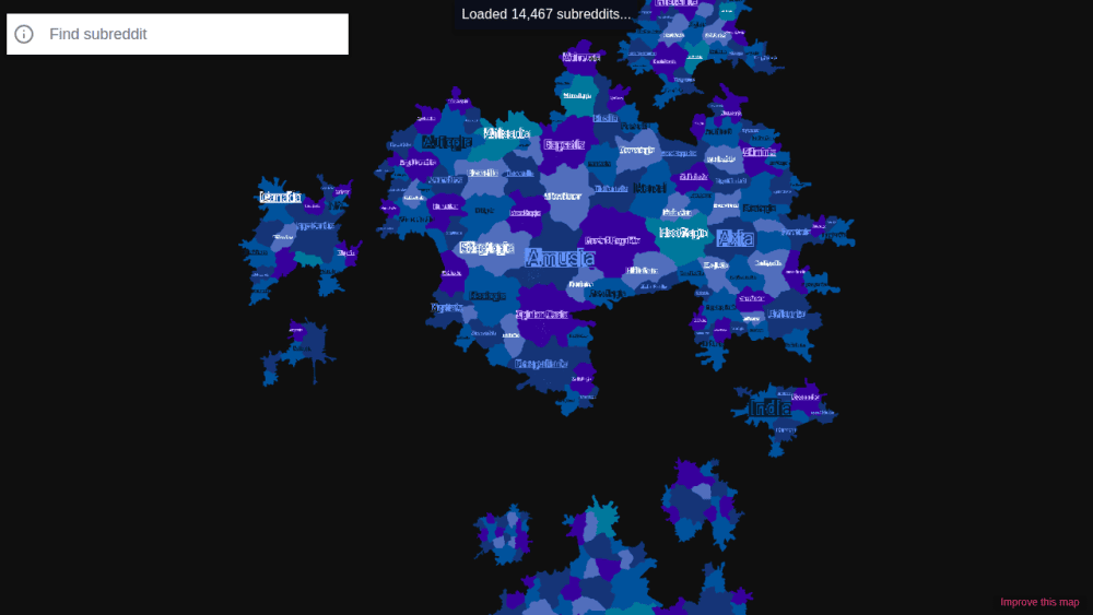 Map of Reddit