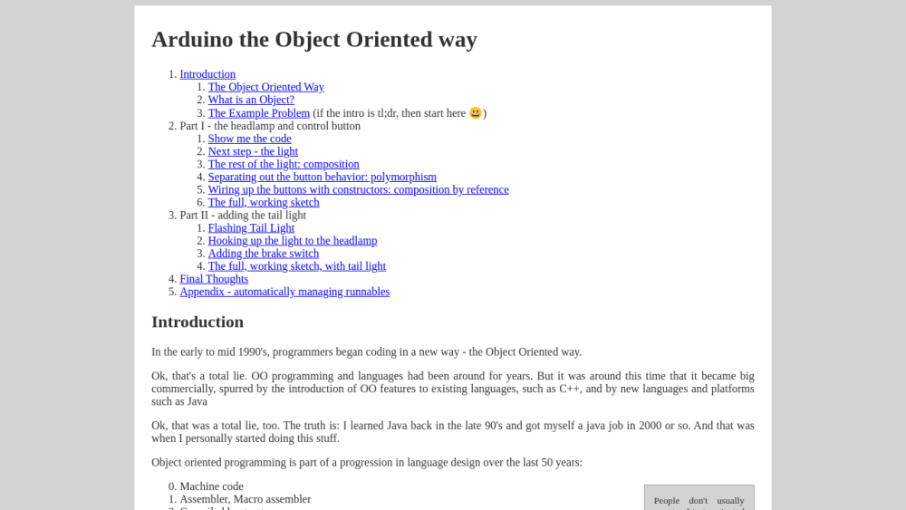 Arduino the Object Way