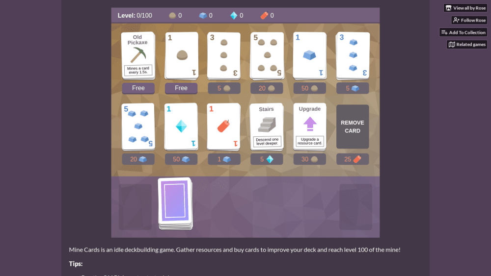 Mine Cards by Rose