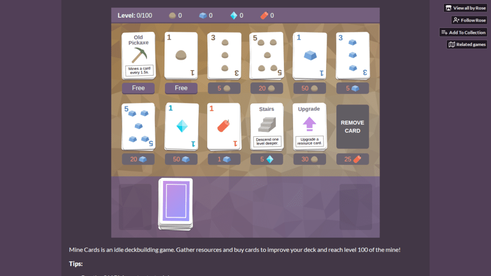 Mine Cards by Rose
