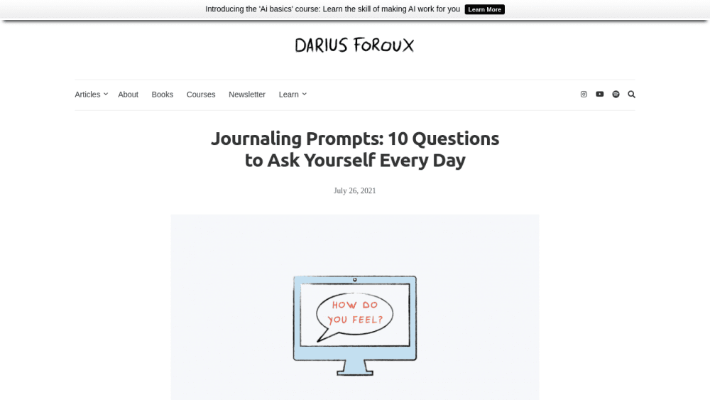 Journaling Prompts: 10 Questions To Ask Yourself Every Day