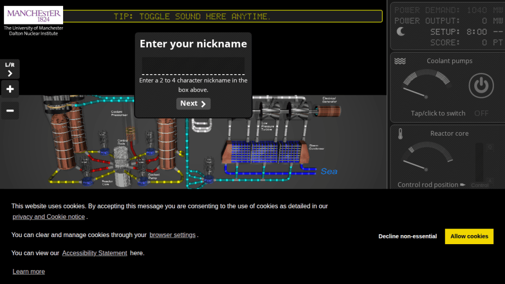 Nuclear Reactor Simulator