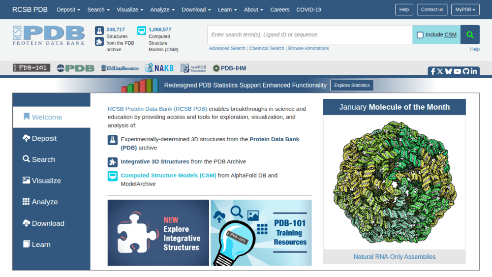 RCSB PDB: Homepage