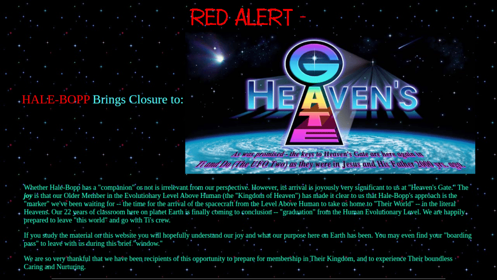 Heaven's Gate - How and When It May Be Entered