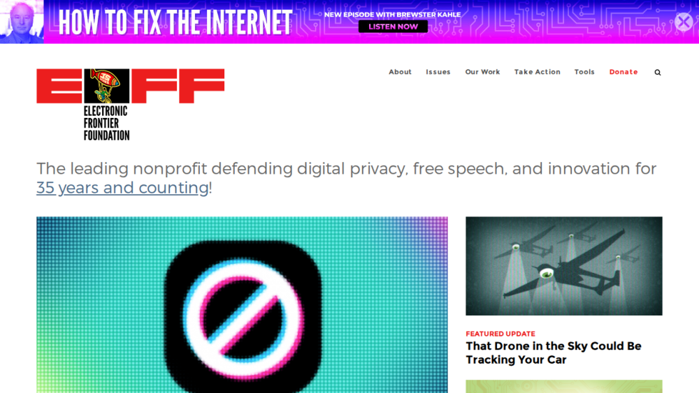 Electronic Frontier Foundation | Defending your rights in the digital world