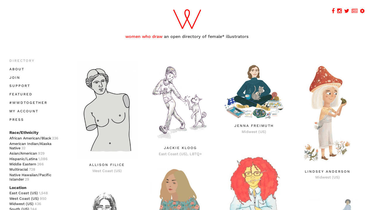 Women Who Draw - An open directory of female* illustrators