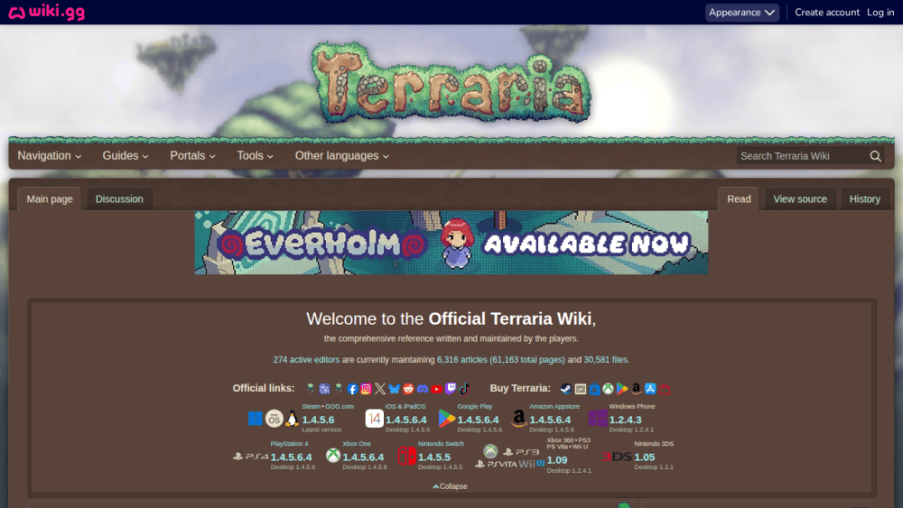 Official Terraria Wiki
