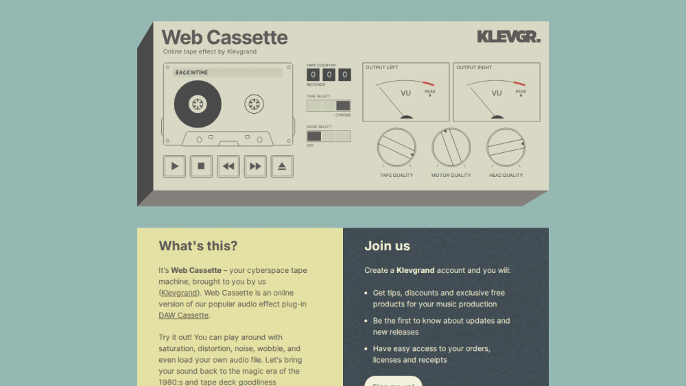 Web Cassette