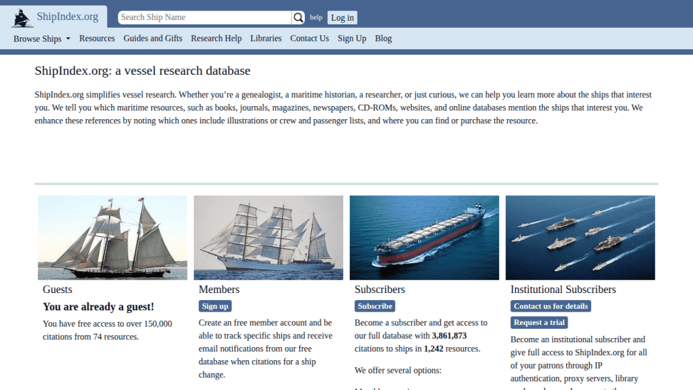 Shipindex.org