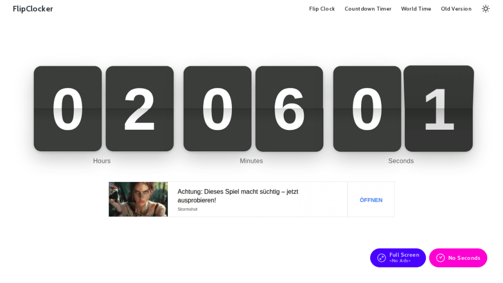 FlipClocker | Flip Clock Online and ScreenSaver