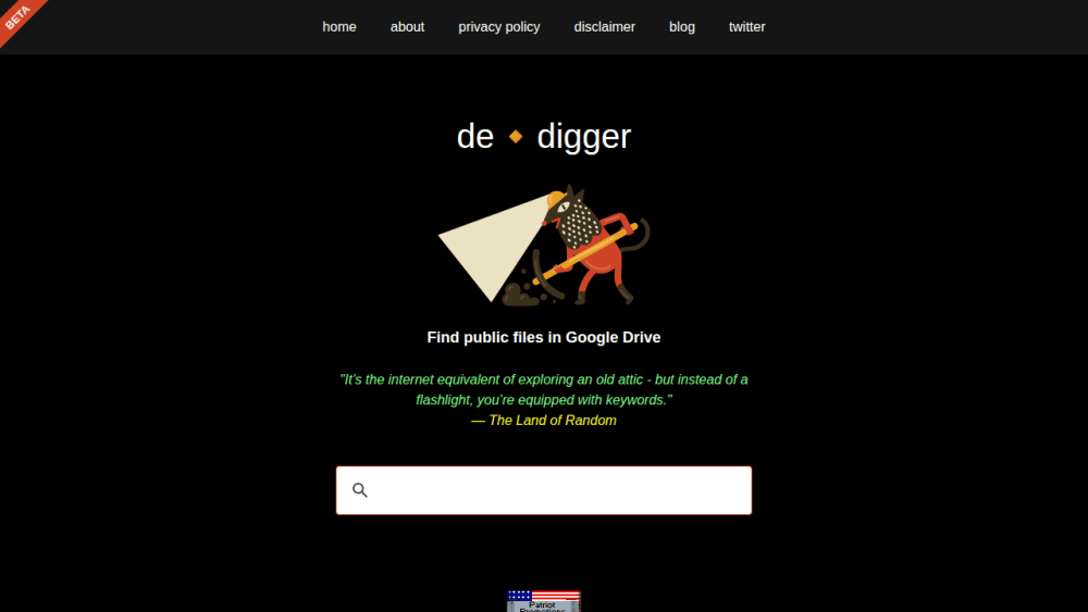 de🔸digger find public files in Google Drive
