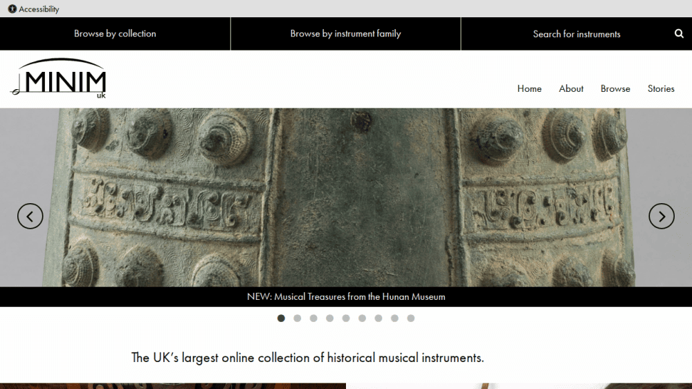Musical Instruments Interface for Museums and Collections | MINIM-UK