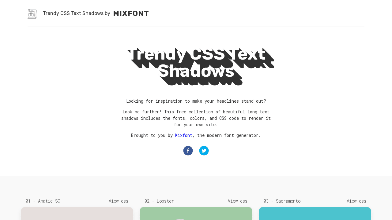 Mixfont | A modern font generator
