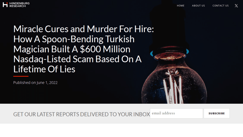 Miracle Cures and Murder For Hire