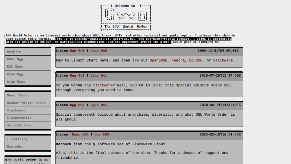 Gnu World Order