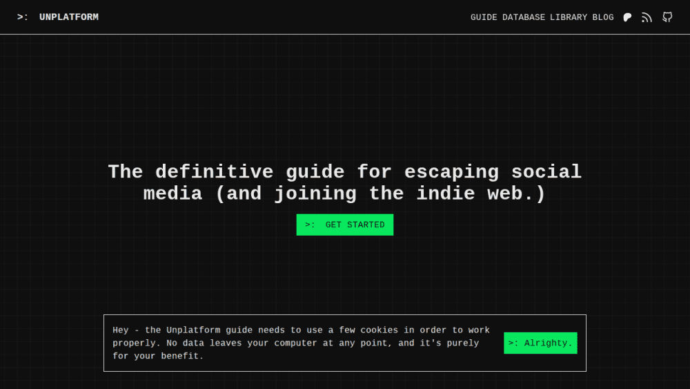 Home | Unplatform