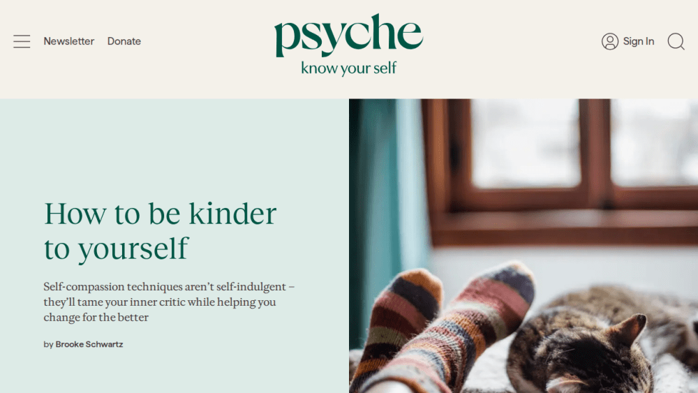 How to be kinder to yourself | Psyche Guides