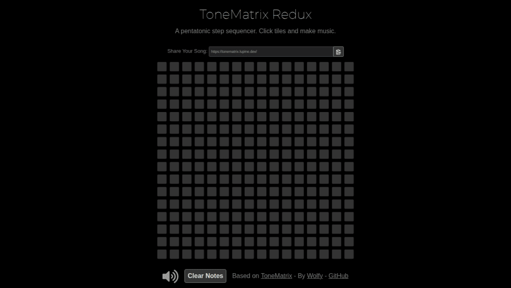 ToneMatrix Redux Sequencer - No Flash Required