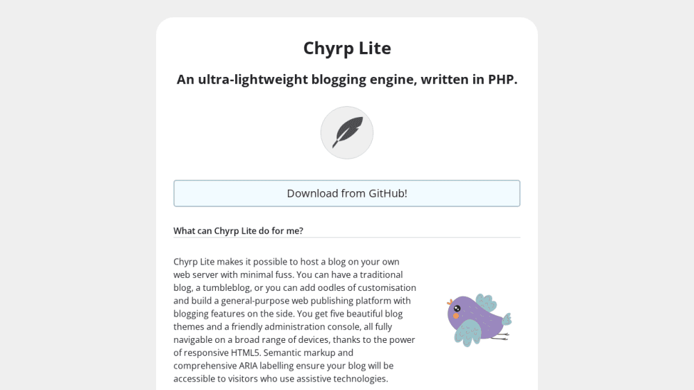 Chyrp Lite