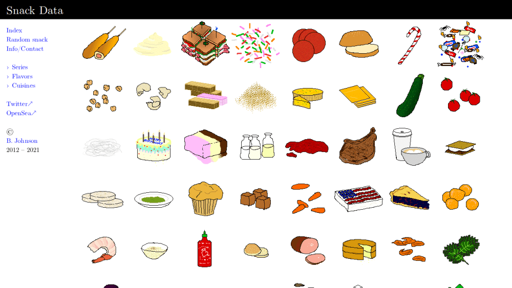 Snack Data - The Definitive Snack Database